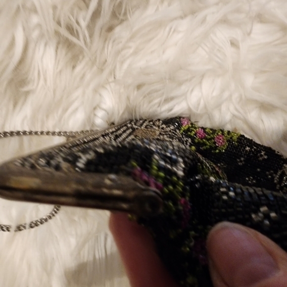 Vintage very beaded Deco‎ evening bag - Picture 5 of 14